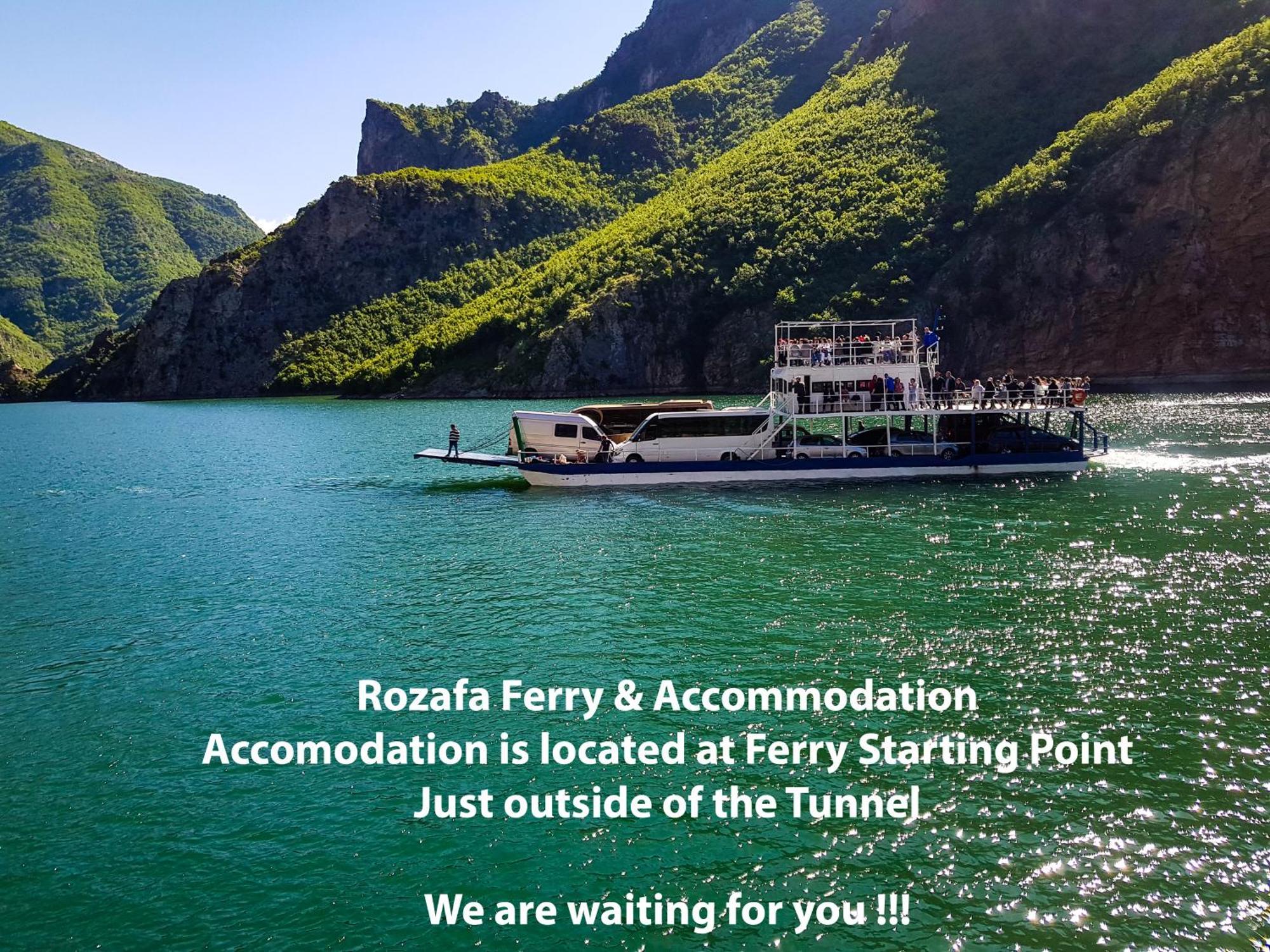 Rozafa Ferry & Accommodation Koman Eksteriør billede